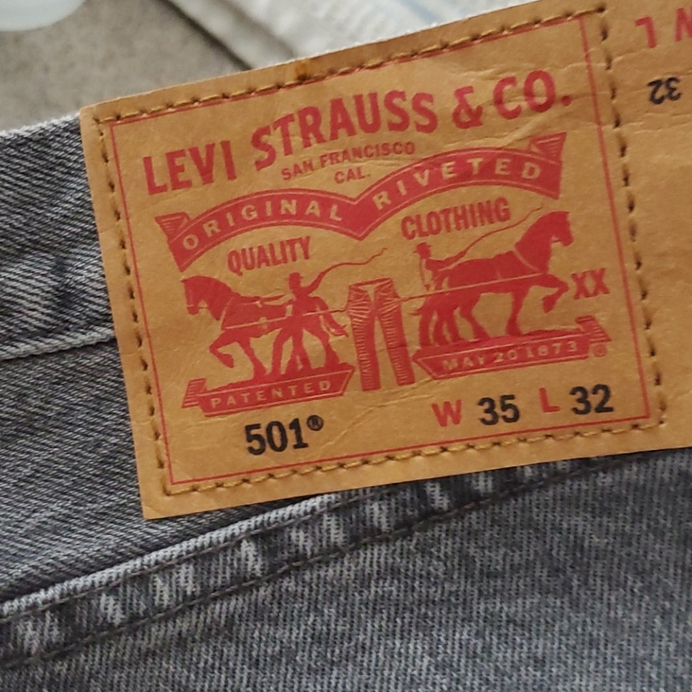 Men's 501 Levi's - stonewash